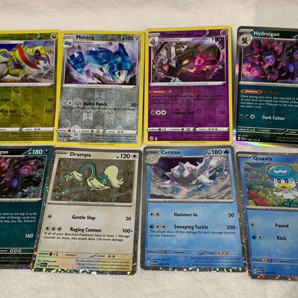 Pokémon Card Lot Dusknoir Haxorus Drampa Cetitan Illustration Rare Holo TCG - Picture 2 of 4